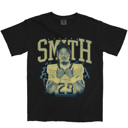 ALFRED SMITH VINTAGE BLACK TEE