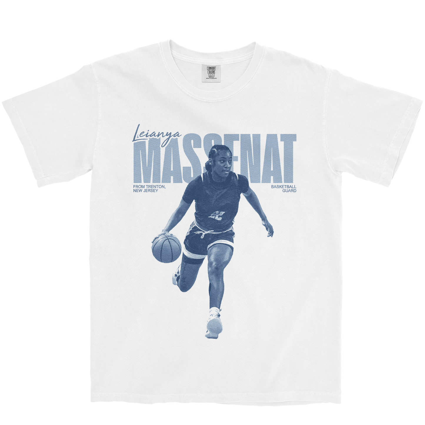 LEIANYA MASSENAT VINTAGE WHITE TEE