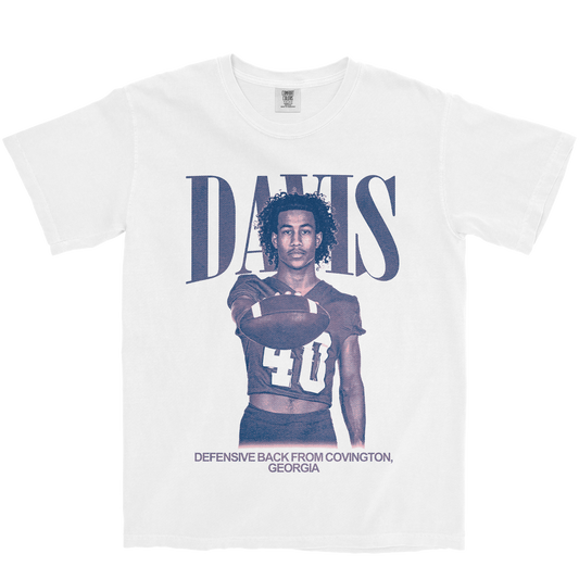 ELIJAH DAVIS VINTAGE WHITE TEE
