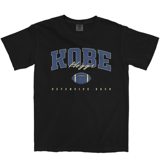 KOBE HEGGS FOOTBALL BLACK TEE