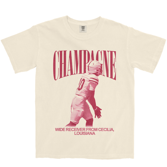 ISAIAH CHAMPAGNE VINTAGE IVORY TEE