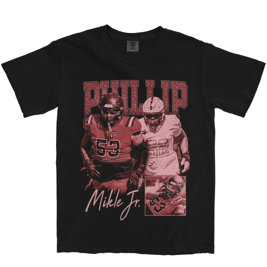 PHILLIP MIKLE JR. GRAPHIC BLACK TEE