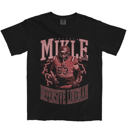 PHILLIP MIKLE JR. VINTAGE BLACK TEE