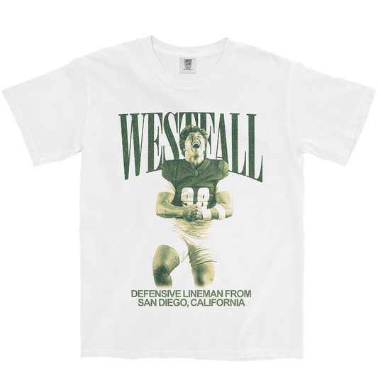 LUKE WESTFALL VINTAGE WHITE TEE