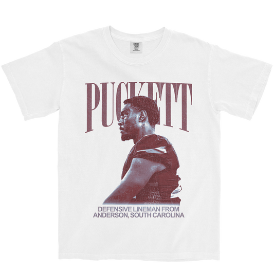 HUNTER PUCKETT VINTAGE WHITE TEE