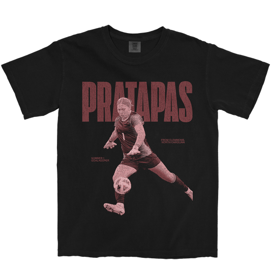 OLIVIA PRATAPAS VINTAGE BLACK TEE