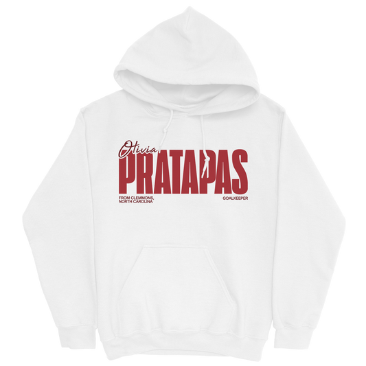 OLIVIA PRATAPAS CLASSIC WHITE HOODIE