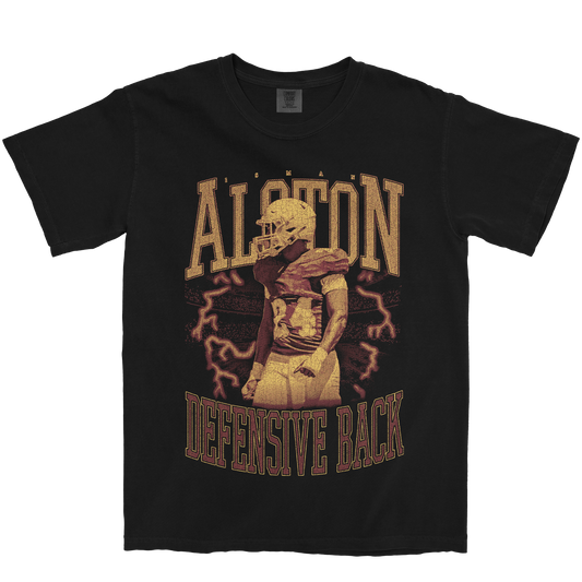 ISMAN ALSTON VINTAGE BLACK TEE