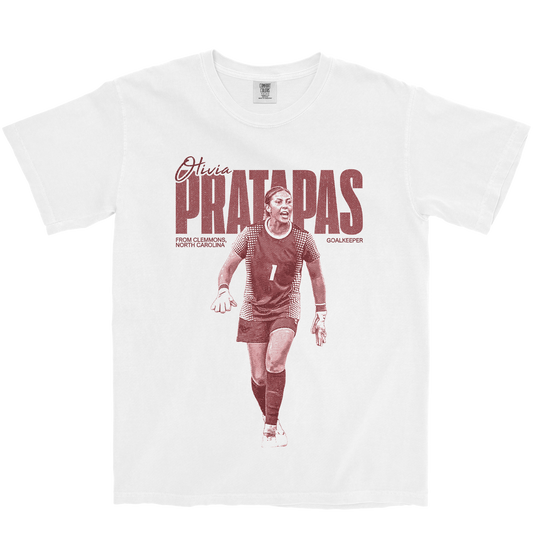 OLIVIA PRATAPAS VINTAGE WHITE TEE