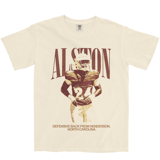 ISMAN ALSTON VINTAGE IVORY TEE