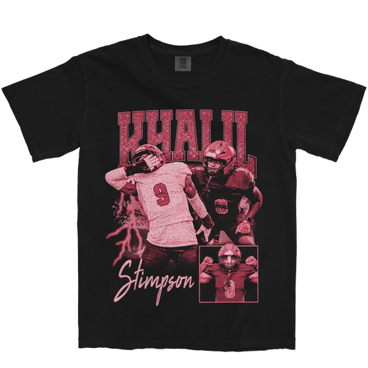 KHALIL STIMPSON GRAPHIC BLACK TEE