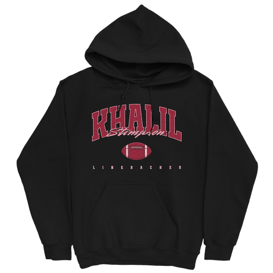 KHALIL STIMPSON FOOTBALL BLACK HOODIE