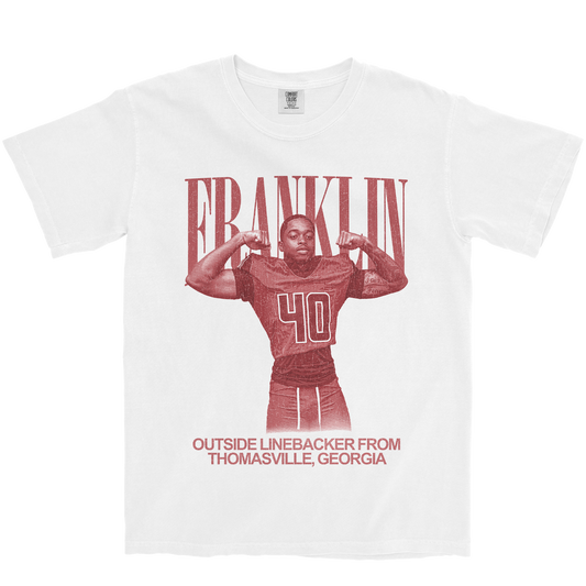 JAVERIUS FRANKLIN VINTAGE WHITE TEE