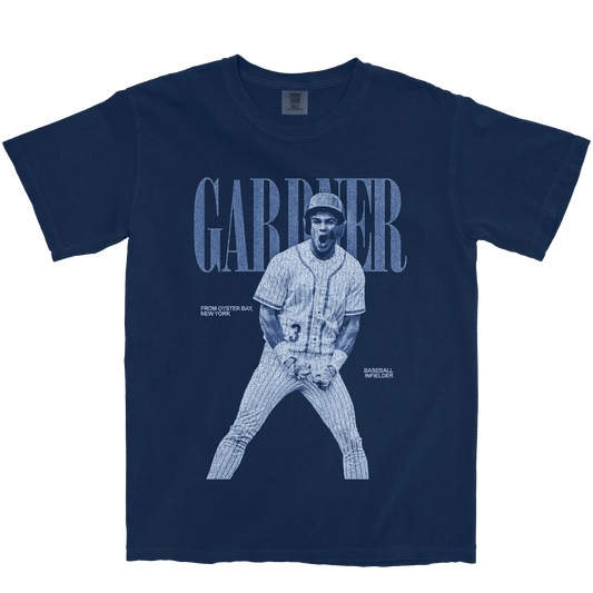 MICHAEL GARDNER VINTAGE NAVY TEE