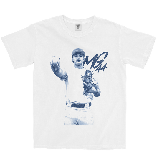 MICHAEL GARDNER "MG44" WHITE TEE