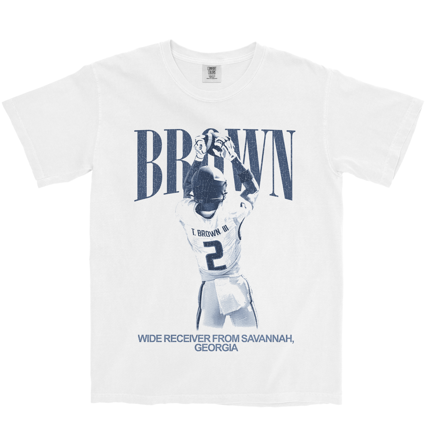 TRE BROWN III VINTAGE WHITE TEE