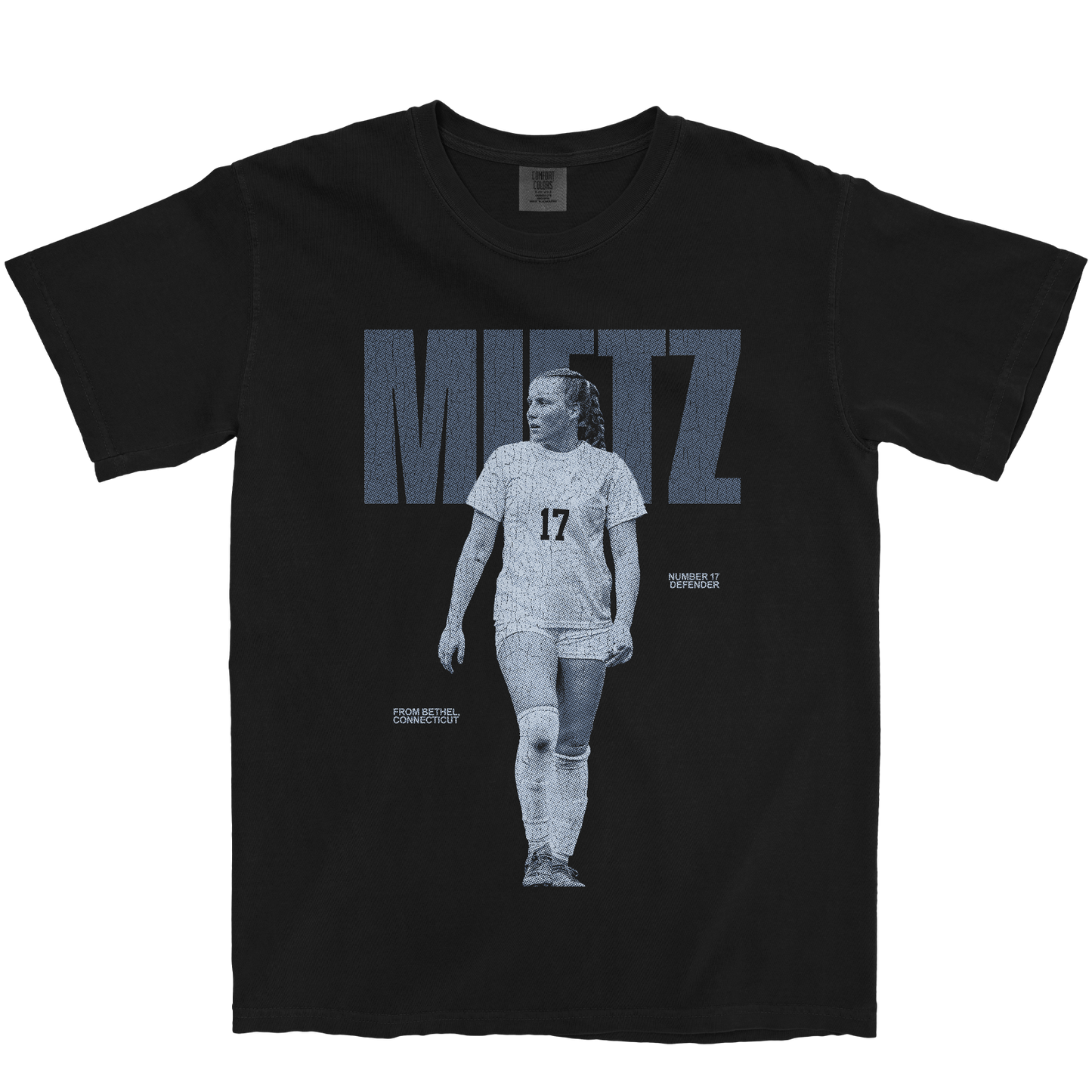 MACIE MIETZ VINTAGE BLACK TEE