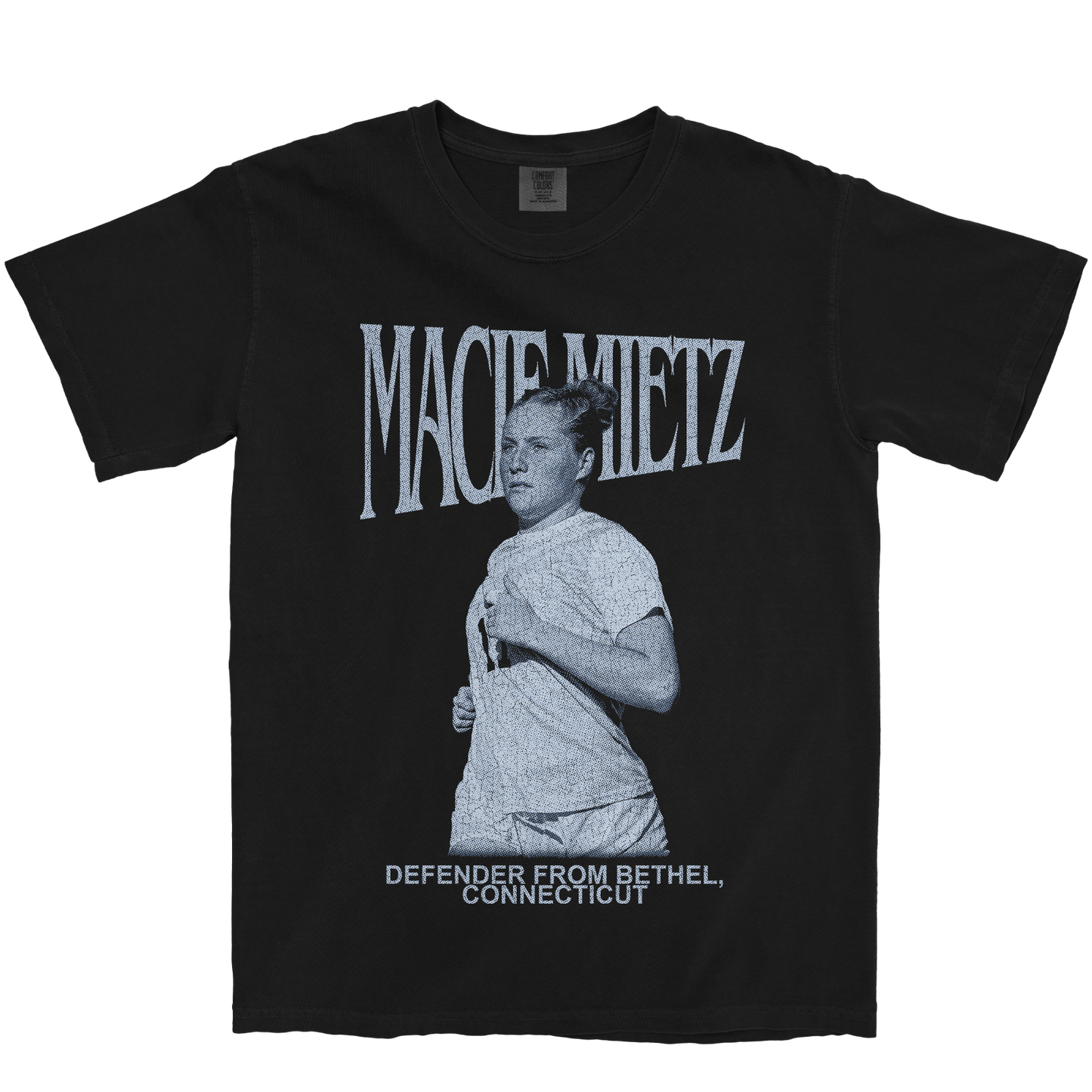 MACIE MIETZ RETRO BLACK TEE