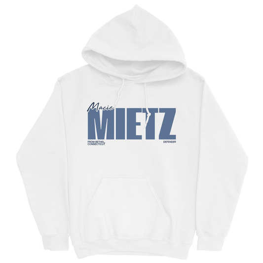 MACIE MIETZ CLASSIC WHITE HOODIE