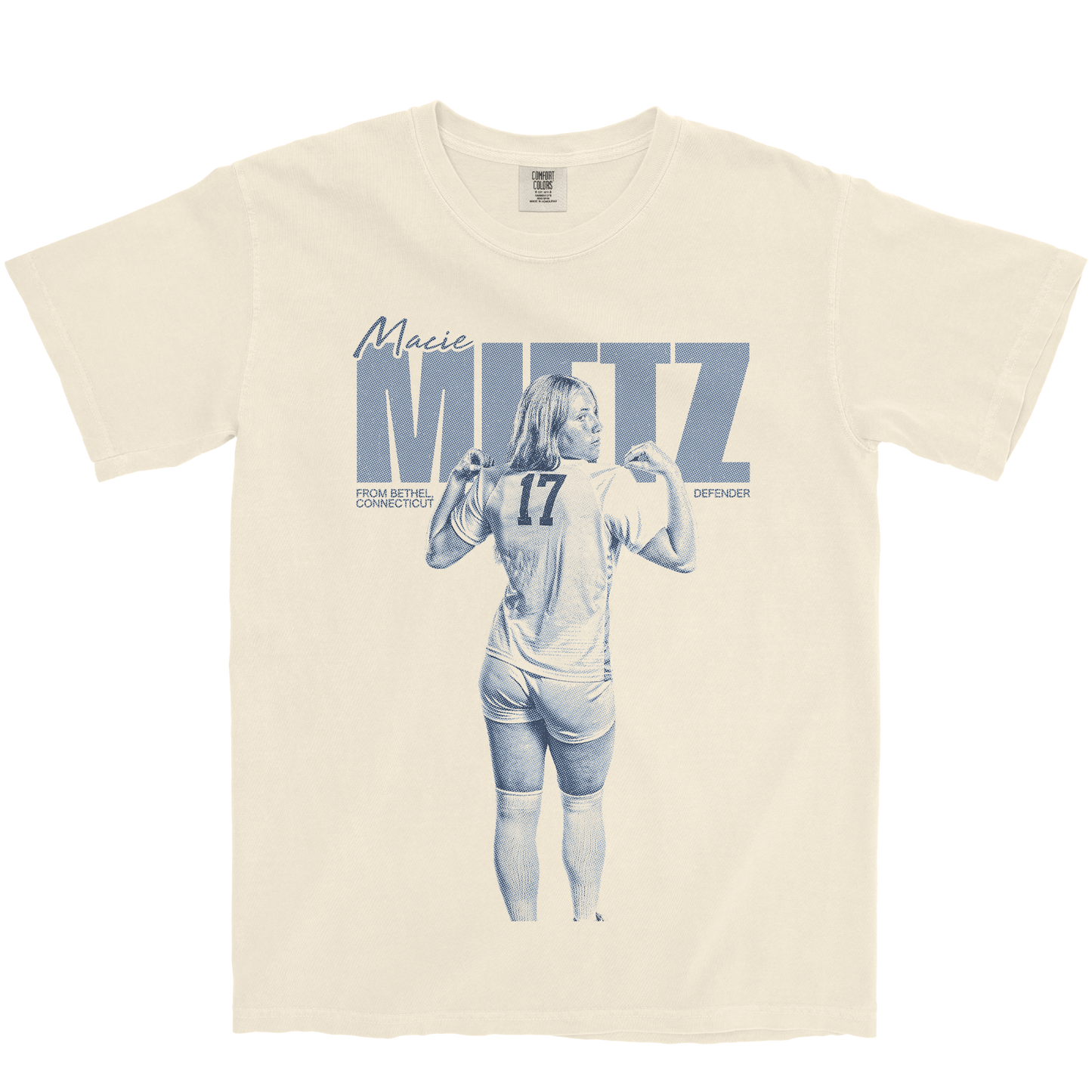 MACIE MIETZ VINTAGE IVORY TEE