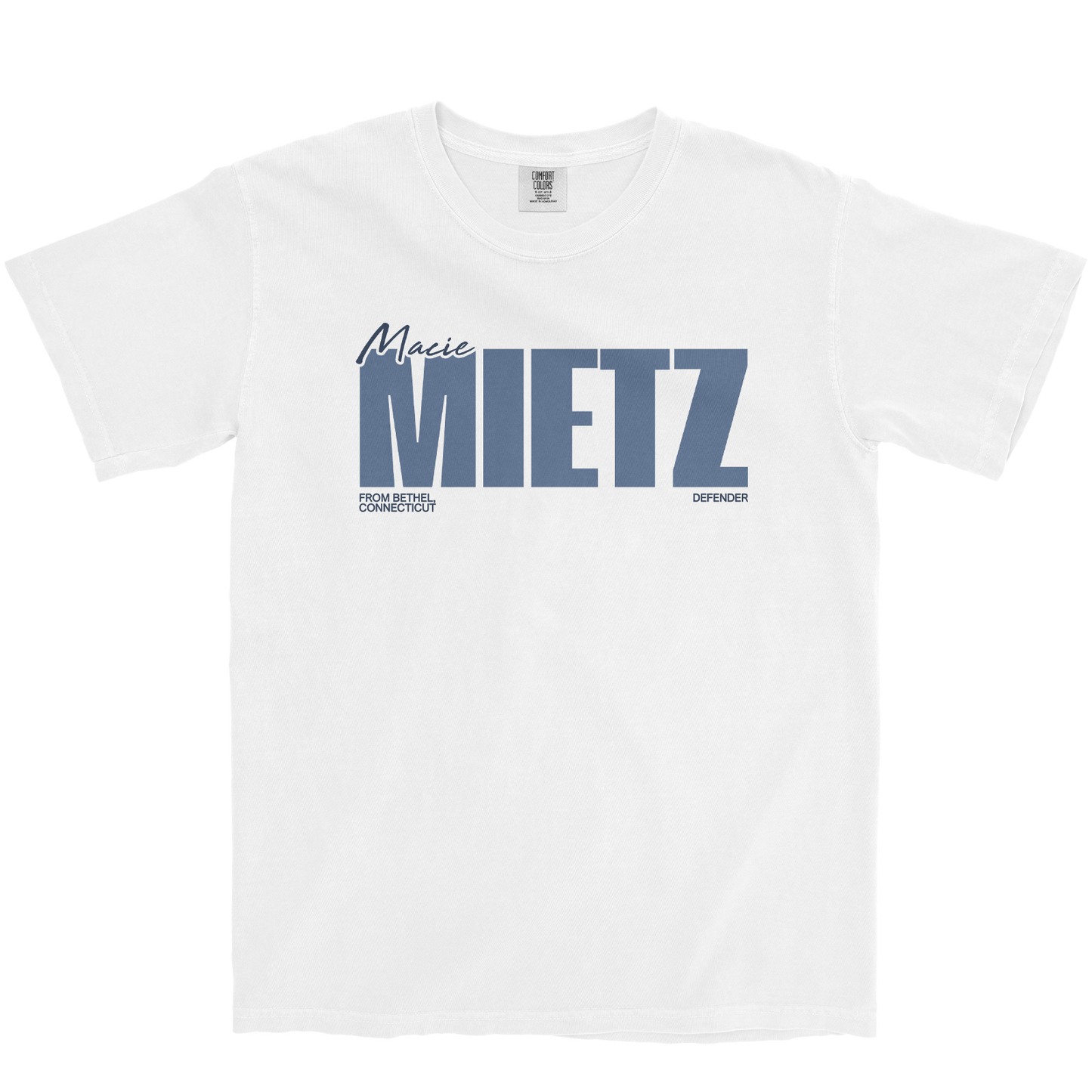 MACIE MIETZ CLASSIC WHITE TEE