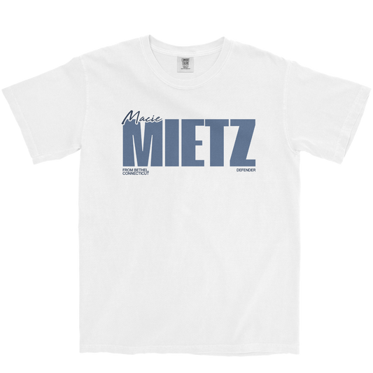 MACIE MIETZ CLASSIC WHITE TEE