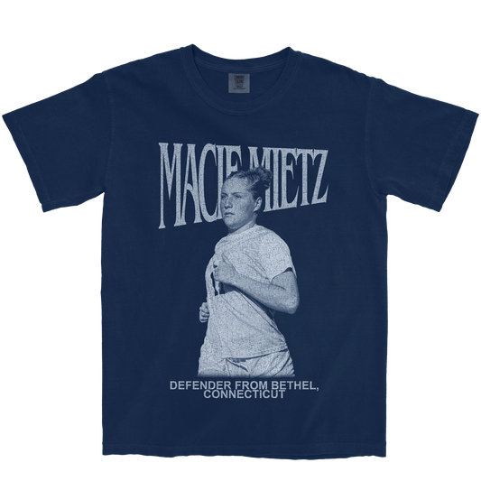 MACIE MIETZ RETRO NAVY TEE