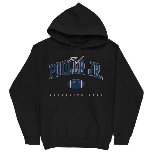 RJ POOLER JR. FOOTBALL BLACK HOODIE