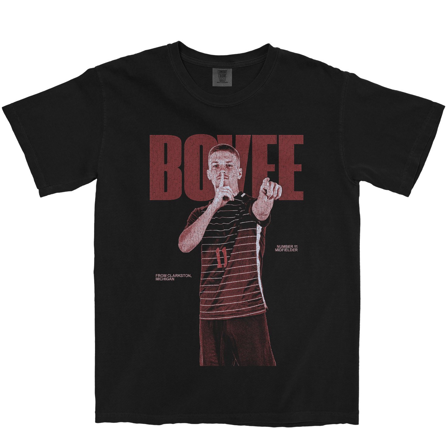 RYAN BOVEE VINTAGE BLACK TEE