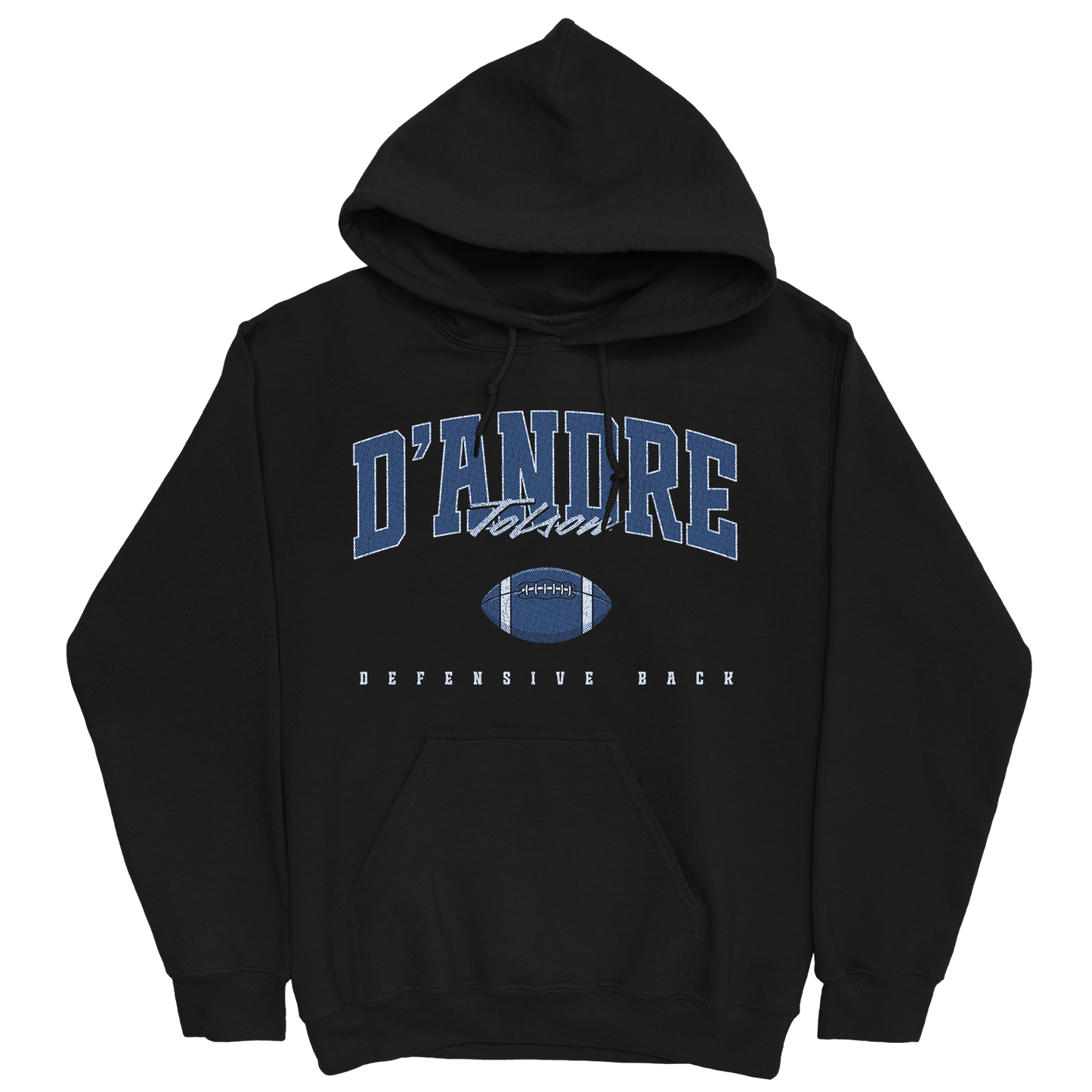 D'ANDRE TOLSON FOOTBALL BLACK HOODIE