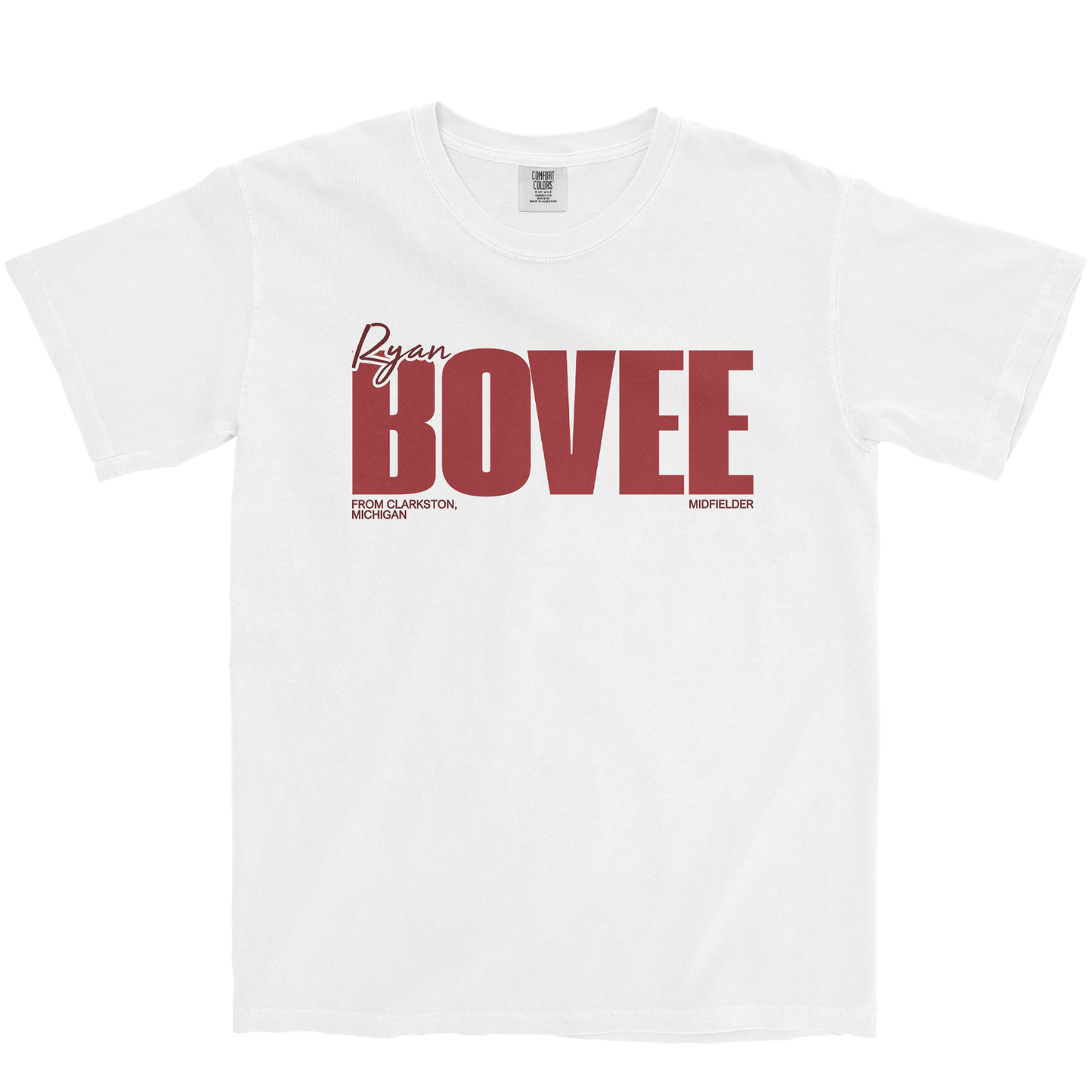 RYAN BOVEE CLASSIC WHITE TEE