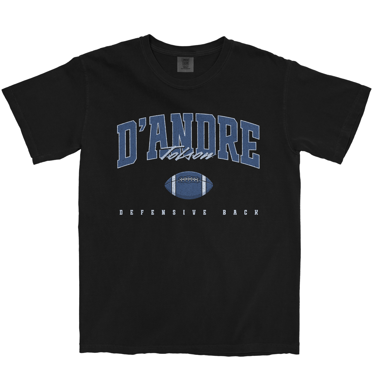 D'ANDRE TOLSON FOOTBALL BLACK TEE