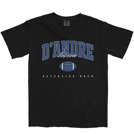D'ANDRE TOLSON FOOTBALL BLACK TEE