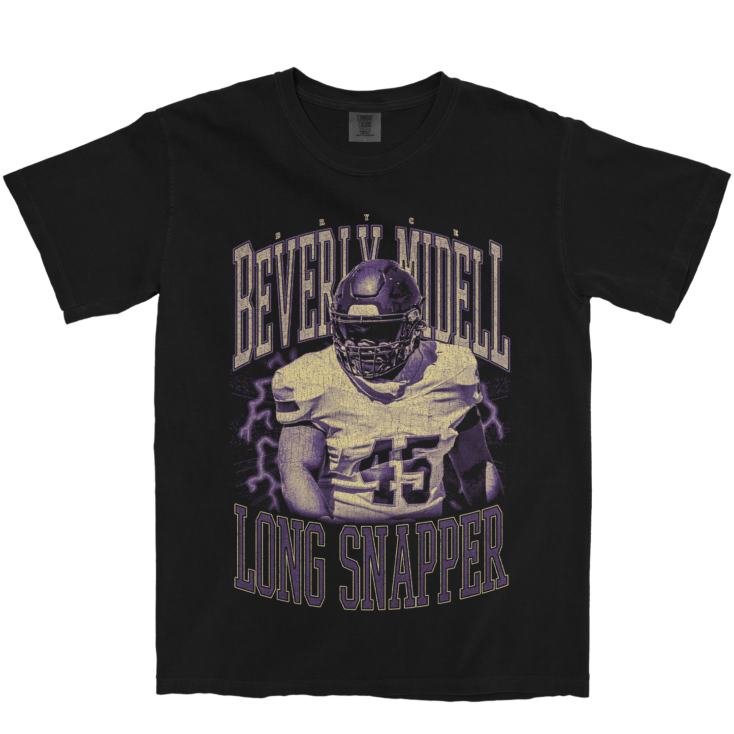 BRYCE BEVERLY-MIDELL VINTAGE BLACK TEE