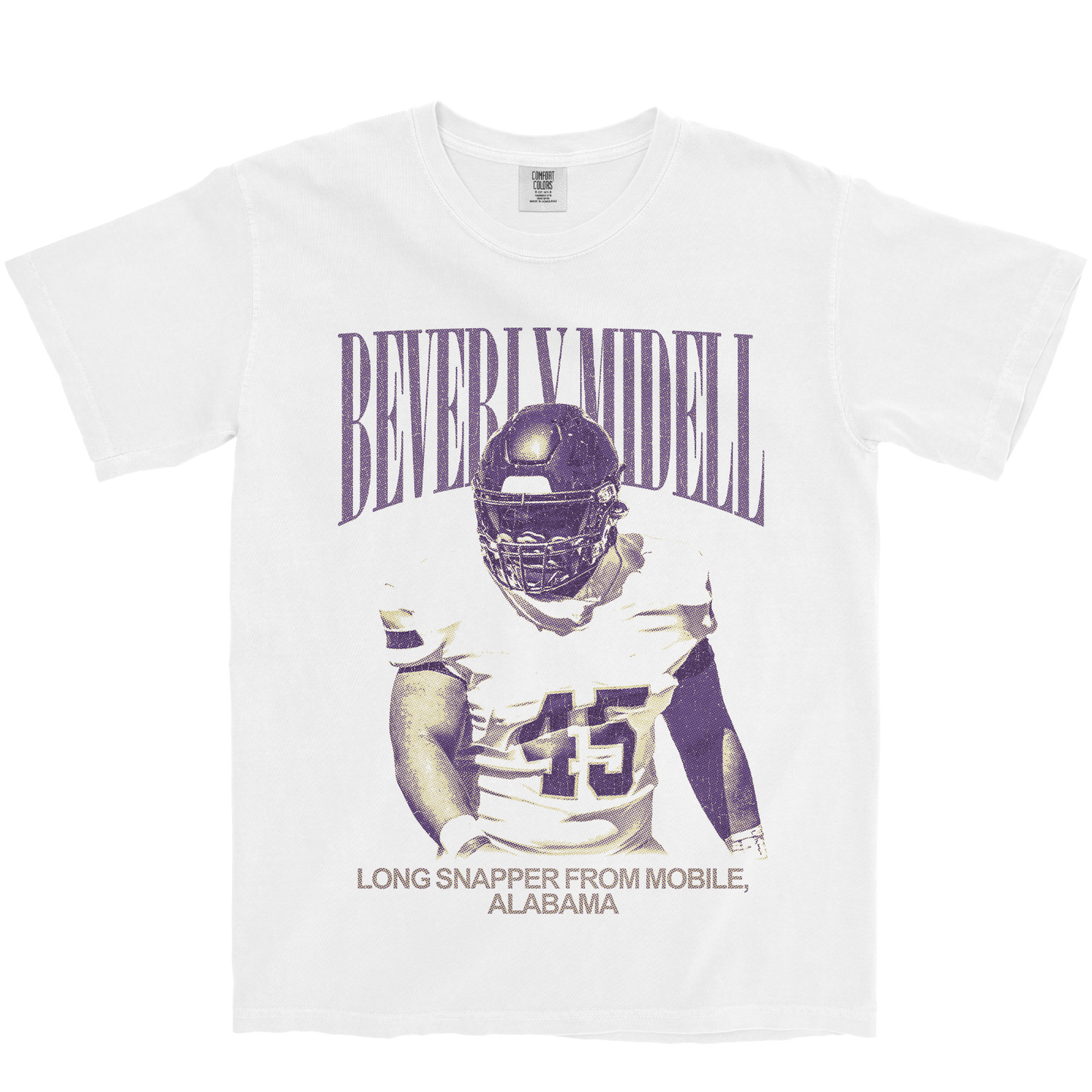 BRYCE BEVERLY-MIDELL VINTAGE WHITE TEE