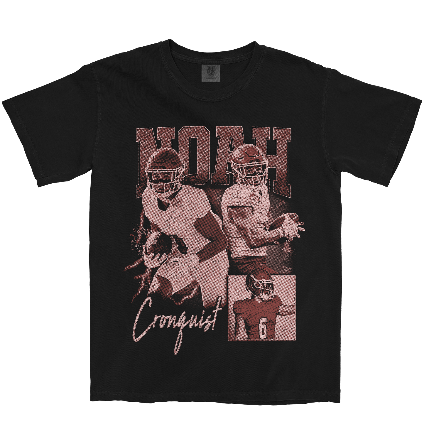 NOAH CRONQUIST GRAPHIC BLACK TEE
