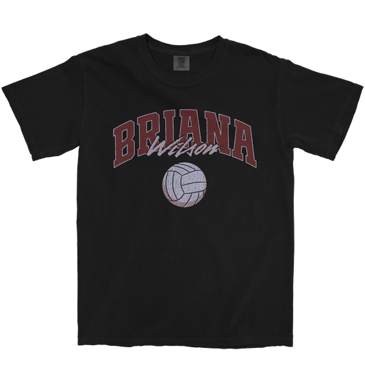 BRIANA WILSON VOLLEYBALL BLACK TEE