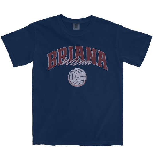 BRIANA WILSON VOLLEYBALL NAVY TEE