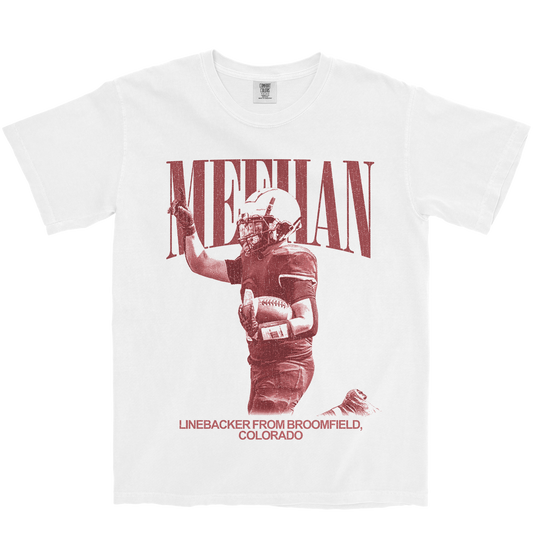 CALEB MEEHAN VINTAGE WHITE TEE