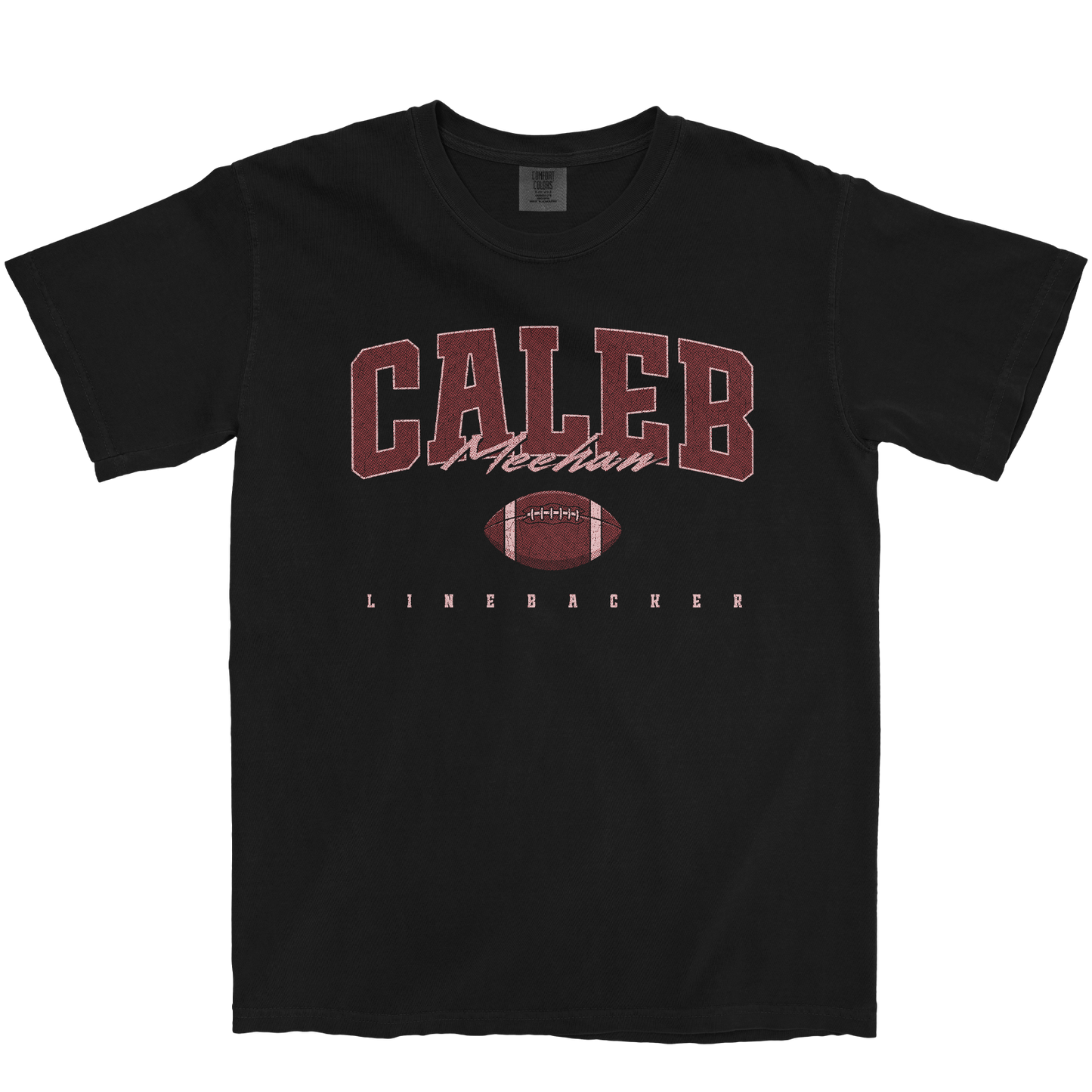 CALEB MEEHAN FOOTBALL BLACK TEE