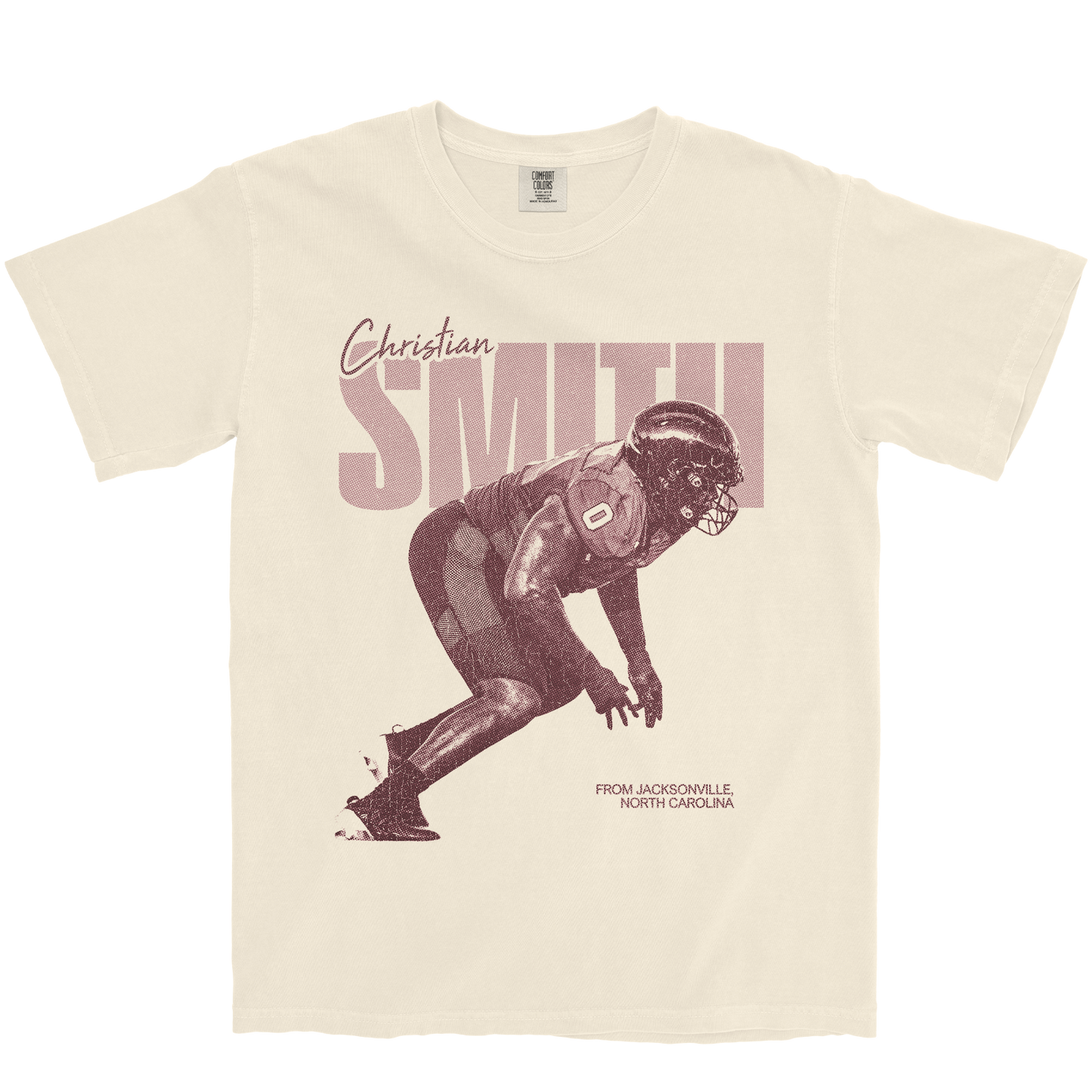 CHRISTIAN SMITH VINTAGE IVORY TEE