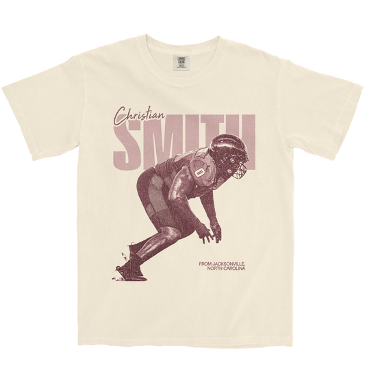 CHRISTIAN SMITH VINTAGE IVORY TEE