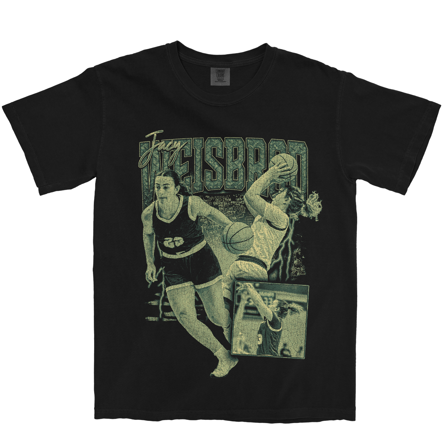 JACY WEISBROD GRAPHIC BLACK TEE