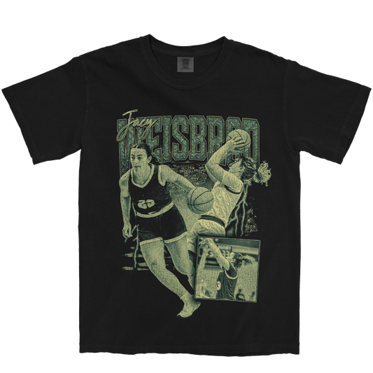 JACY WEISBROD GRAPHIC BLACK TEE
