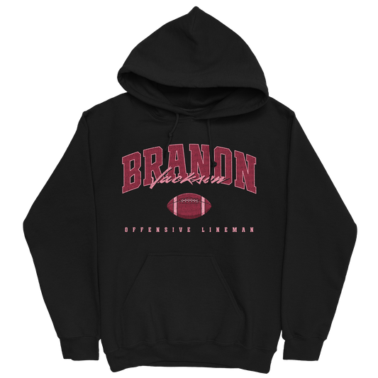 BRANON JACKSON FOOTBALL BLACK HOODIE