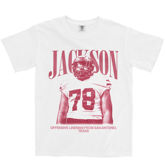 BRANON JACKSON VINTAGE WHITE TEE