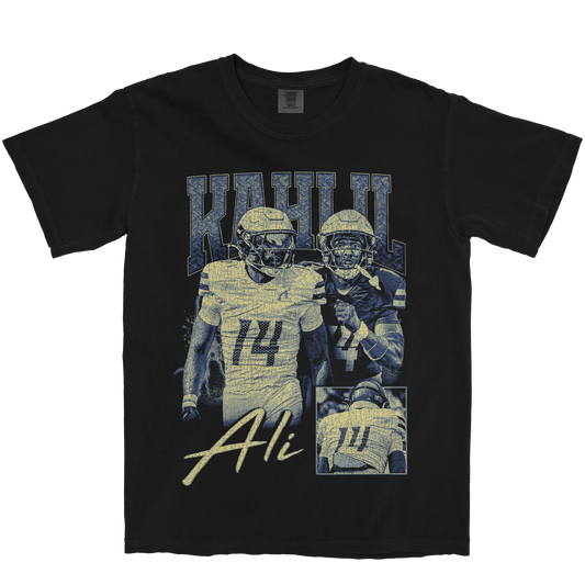 KAHLIL ALI GRAPHIC BLACK TEE