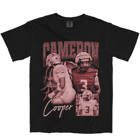 CAMERON COOPER GRAPHIC BLACK TEE