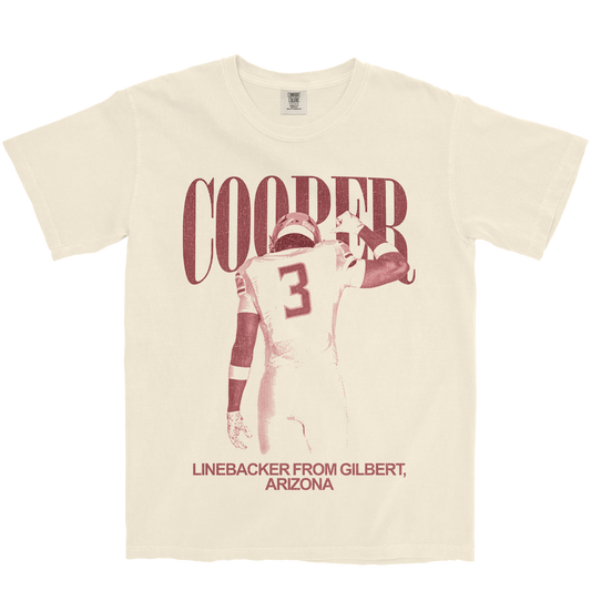 CAMERON COOPER VINTAGE IVORY TEE