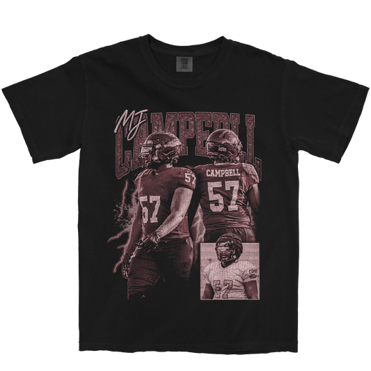 MJ CAMPBELL GRAPHIC BLACK TEE
